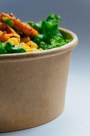 Easy plant-based bowl with grains, beans, and veggies.