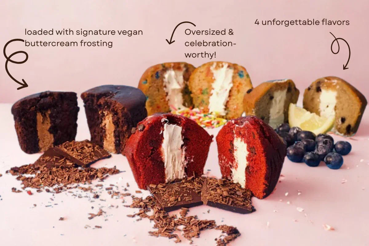 Volcano Cake Bundle – Allergy-Friendly Jumbo Cakes with San Antonio Delivery - Southern Roots Vegan Bakery