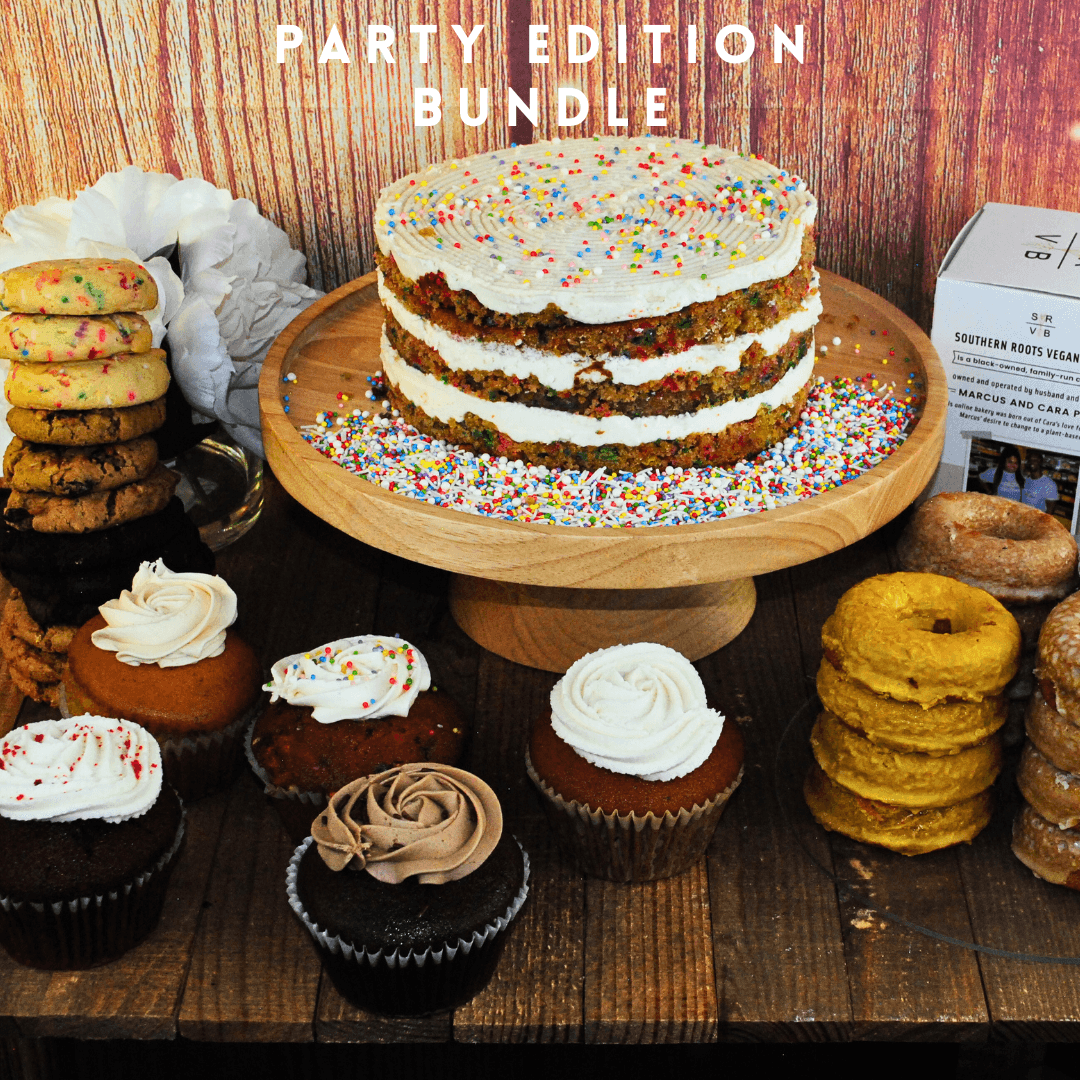 Party Edition Dessert Bundle – Cakes, Cookies & Donuts with San Antonio Delivery