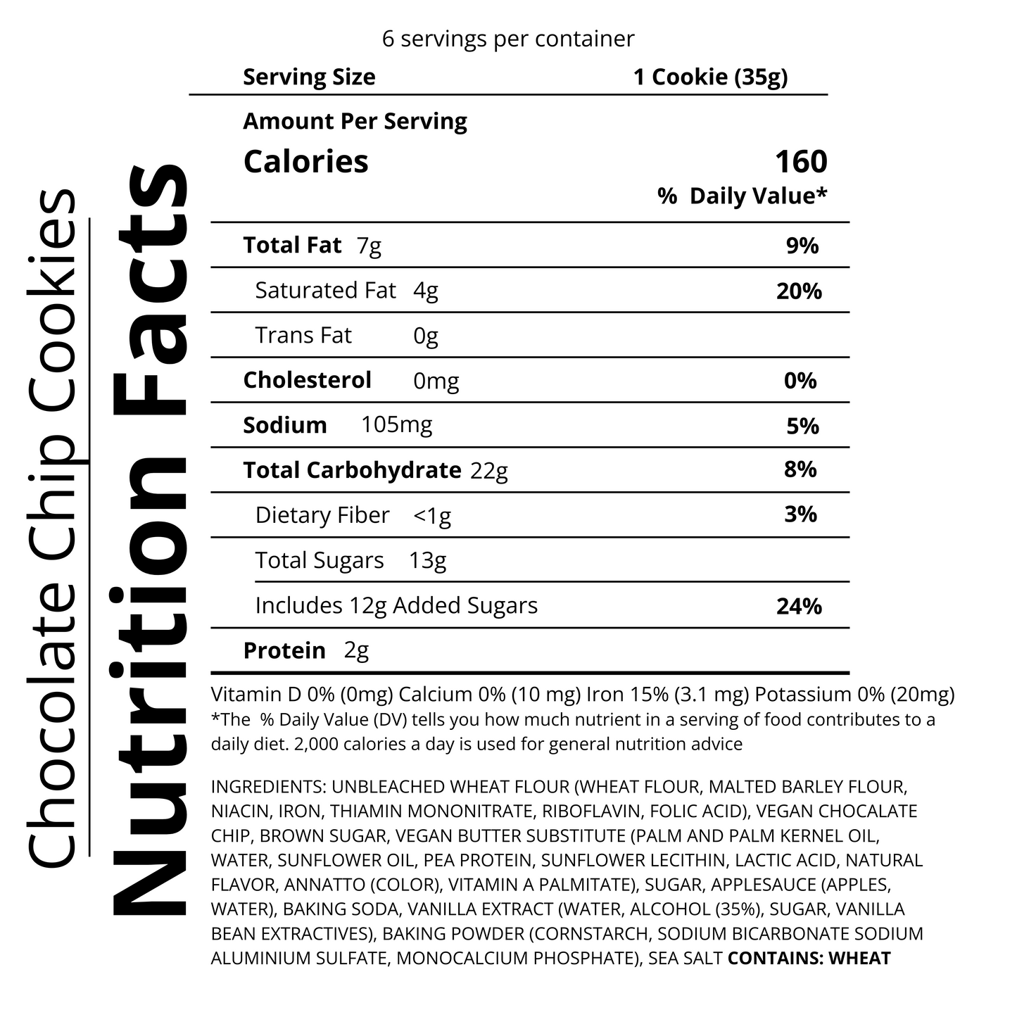 Chocolate Chip Cookies (Dozen)