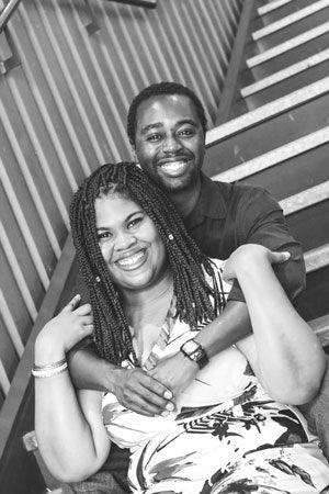 Cara and Marcus Pitts, founders of Southern Roots Vegan Bakery in San Antonio.