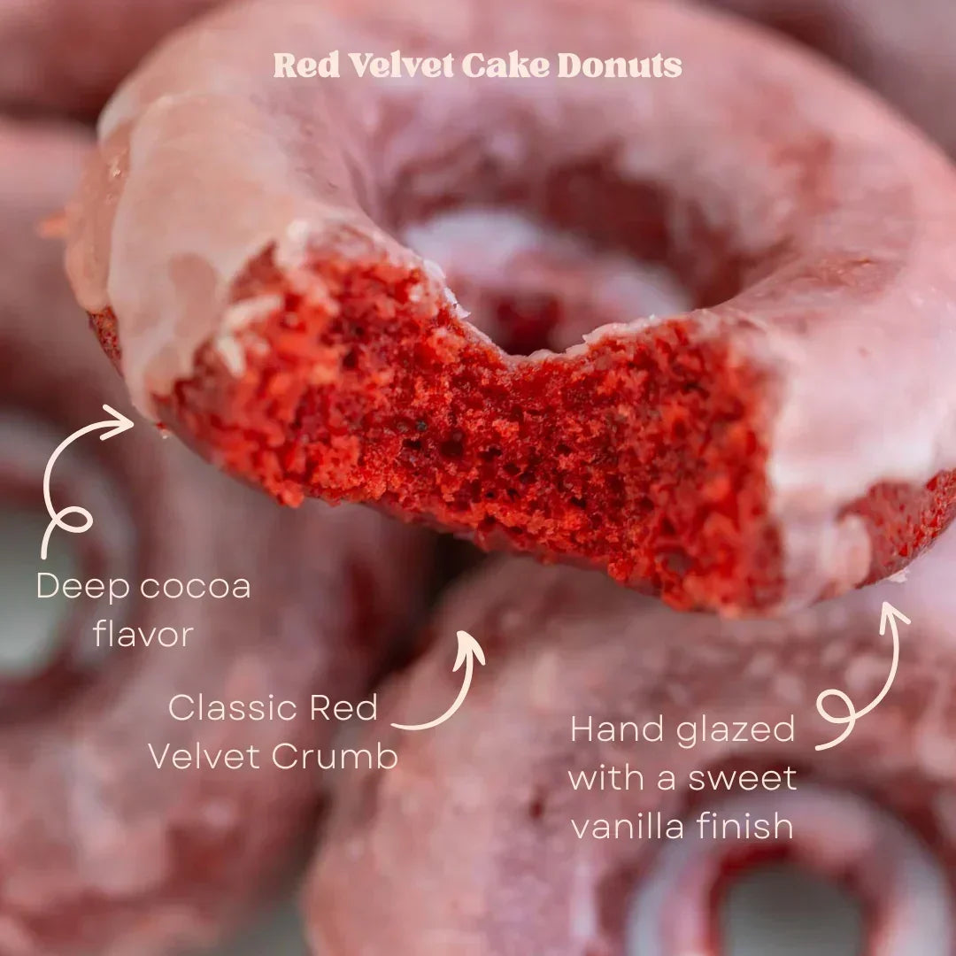 Best-Selling Half Dozen Vegan Cake Donuts – Joyfully Gifted with SATX Delivery & Nationwide Shipping