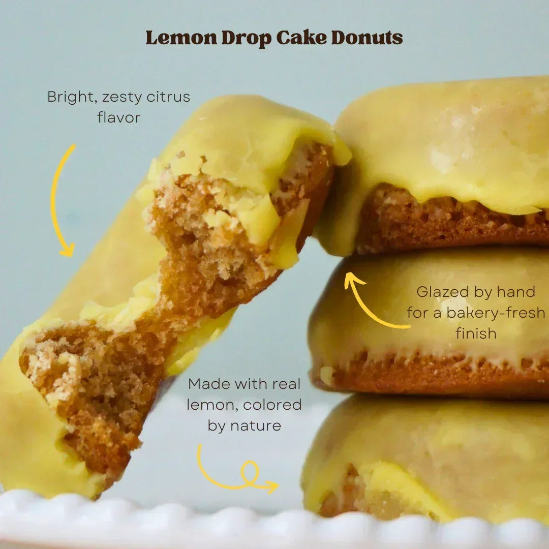 Best-Selling Half Dozen Vegan Cake Donuts – Joyfully Gifted with SATX Delivery & Nationwide Shipping