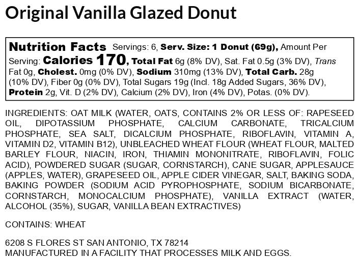 Half Dozen Vegan Cake Donuts (Free Shipping)