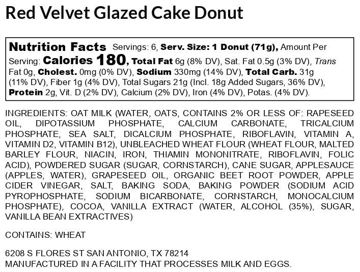 Half Dozen Vegan Cake Donuts (Free Shipping) - Southern Roots Vegan Bakery