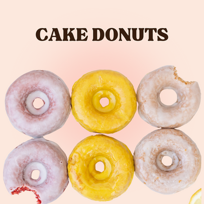 Award Winning Half Dozen Vegan Cake Donuts