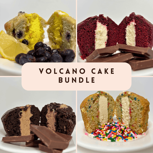 Volcano Cake Bundle – Vegan Jumbo Cakes with San Antonio Delivery!