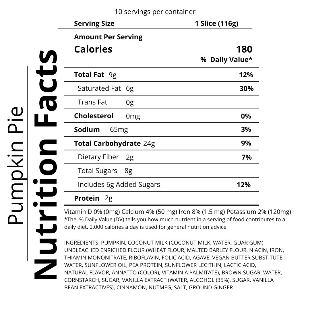 Pumpkin Pie (San Antonio Delivery Only)