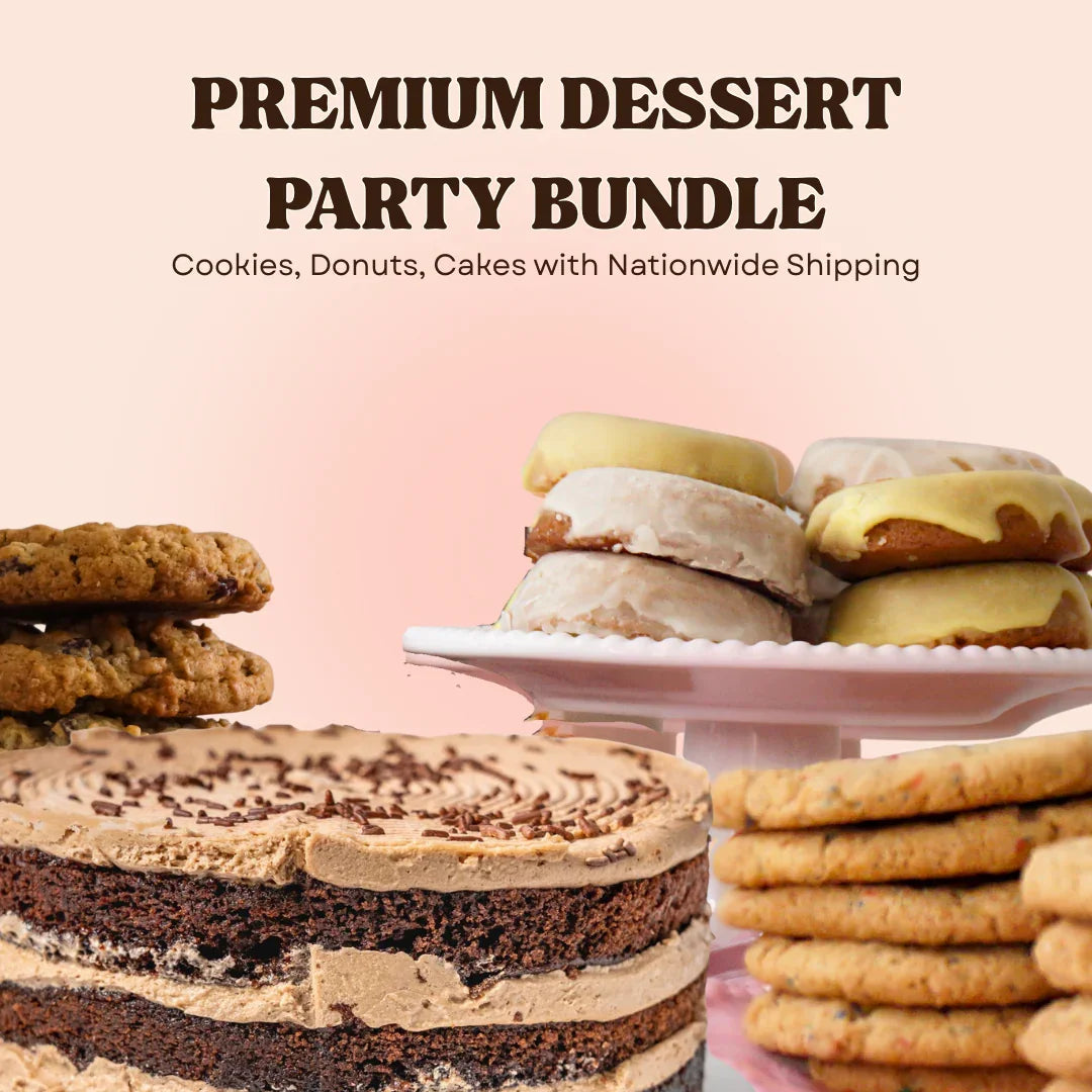 Premium Dessert Party Bundle — Cookies, Donuts, Cakes & Nationwide Shipping - Southern Roots Vegan Bakery