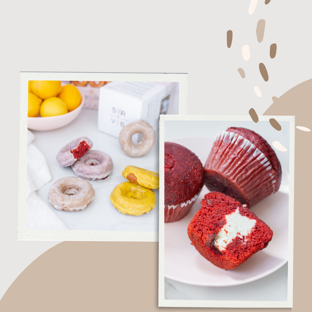 Full Assorted Dozen Cake Donuts & Volcano Cake Bundle (Free Shipping)