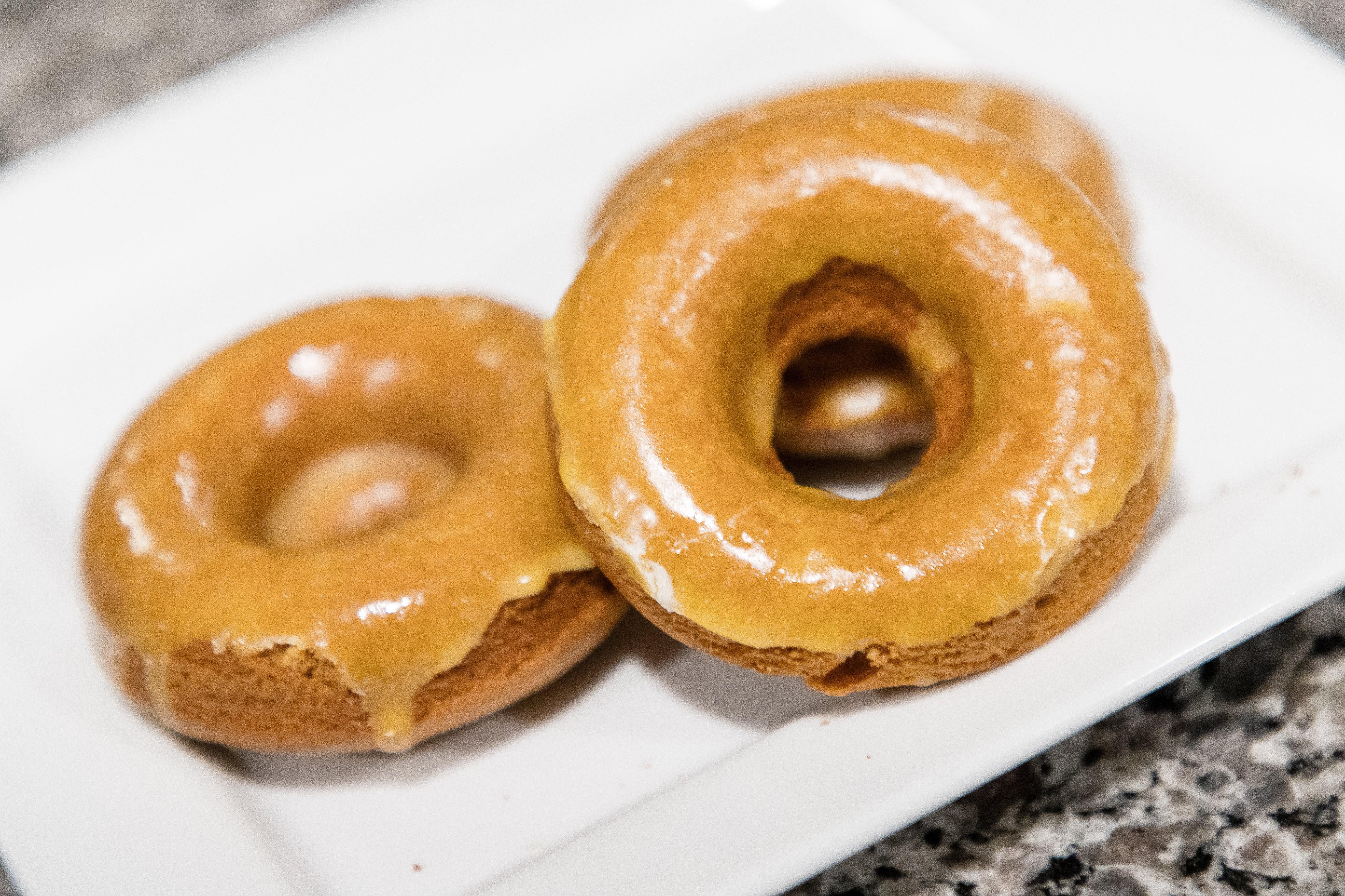 Pumpkin Spice Donuts (half dozen) Southern Roots Vegan Bakery 